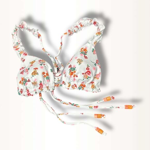 NEW MAAJI fressia sunset top Reversible in white Size M - Picture 2 of 12